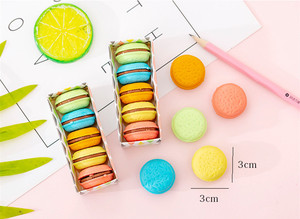 Gommes à <span class=keywords><strong>crayon</strong></span> <span class=keywords><strong>en</strong></span> <span class=keywords><strong>forme</strong></span> <span class=keywords><strong>de</strong></span> Macaron, 5 pièces, gommes caoutchouc - Product Image 6