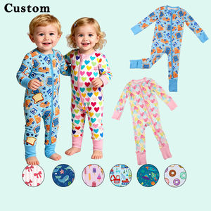 Pijamas de Bambú para Bebés, Niños y Niñas, con Estampados Personalizados, Creativos y Ecológicos - Product Image 1