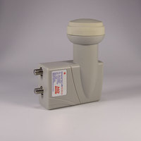 LNB universel numérique Ku Band à port unique avec définition haute résolution 4K FTA et étanche pour IPTV satellite