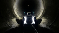 Robot d'inspection des égouts municipaux DN300-DN2000 - Robot de vidéosurveillance robuste avec bras de levage motorisé IP68, zoom optique 10x, fabriqué en Chine