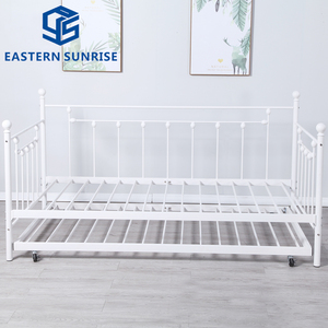 Canapé-<span class=keywords><strong>lit</strong></span> au design minimaliste et abordable, style moderne, <span class=keywords><strong>lit</strong></span> gigogne bas avec roulettes fixes pour adultes et enfants - Product Image 2