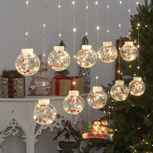 Nouvelle conception <span class=keywords><strong>de</strong></span> guirlande lumineuse LED en forme <span class=keywords><strong>de</strong></span> Père Noël et <span class=keywords><strong>de</strong></span> <span class=keywords><strong>bonhomme</strong></span> <span class=keywords><strong>de</strong></span> <span class=keywords><strong>neige</strong></span>, décoration <span class=keywords><strong>de</strong></span> Noël, fil <span class=keywords><strong>de</strong></span> cuivre imperméable, guirlande lumineuse féerique - Product Image 3
