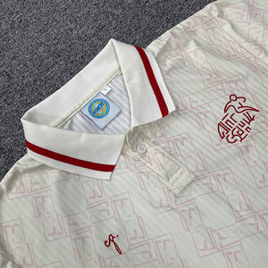 Polo de sublimación personalizado OEM patrón de diseño azul fútbol Polo Jersey - Product Image 6