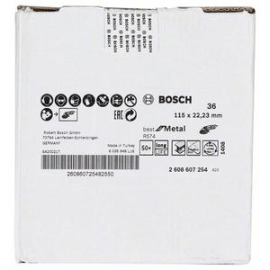 BOSCH - 2608607254 Disque de ponçage fibre R574 ''Meilleur pour le métal'' ø 115mm - EAN 3165140247917 ABRASIVES - Product Image 2