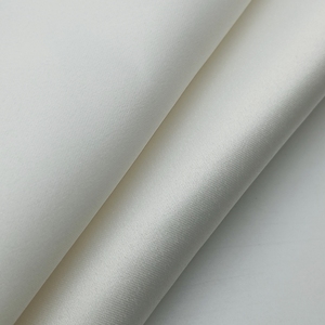 2024 nuovo arrivo 100% tessuto di seta opaca in poliestere <span class=keywords><strong>bianco</strong></span> tessuto di <span class=keywords><strong>raso</strong></span> da sposa per indumenti da notte da donna - Product Image 2
