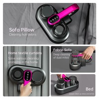 Ménage 8000Pa sans fil contrôleur de poussière Portable nettoyant lit acariens aspirateur Anti-poussière aspiration acariens avec lumière UV