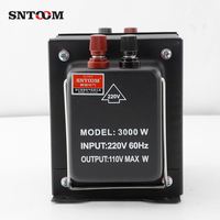 Transformateur élévateur de tension 110V vers 220V 100-5000VA Noyau en cuivre pur Protection de sécurité Universel pour bureau/maison/industrie