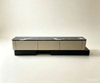 Table TV en bois de luxe moderne et contemporaine, personnalisable, avec rangement, idéale pour la maison, l'appartement, l'hôtel et le salon – Meilleure vente