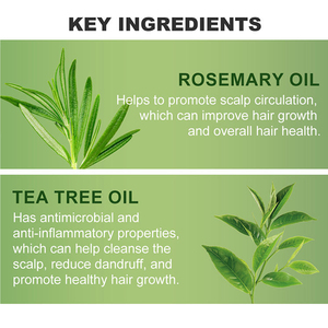 Nhãn hiệu riêng hương thảo bạc hà tăng cường dầu gội và điều hòa thiết lập cung cấp dinh dưỡng êm ái hương thảo tóc dầu - Product Image 5