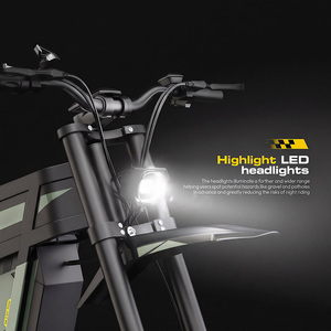 Vélo électrique adulte 7000W de pointe, batterie 60V 30Ah, <span class=keywords><strong>moteur</strong></span> arrière 90Nm, 90km/h, démarrage NFC, livraison, vélo cargo, <span class=keywords><strong>VAE</strong></span>, Pedelec, Lastenrad, E-Bike - Product Image 3