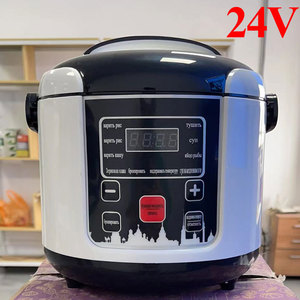 Nhà Bếp Hộ Gia Đình 12V/24V 2L Du Lịch Xách Tay Nồi Cơm Điện Nồi Thực Phẩm Cho Xe Tải Xe Buýt - Product Image 2