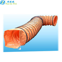 Conduit d'air flexible de ventilation à pression négative antistatique de haute qualité de 400mm 16 pouces