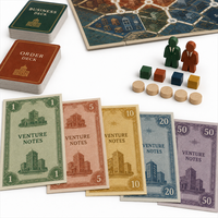 Maßgeschneidertes Business-Management-Brettspiel Enterprise Avenue Commercial District Cash Flow Strategie-Spiel Papierbrettspiel für 2-4 Spieler 60-90 Minuten
