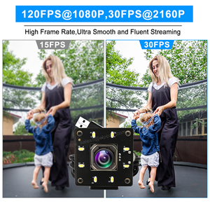 كاميرا ويب 12 ميجابكسل ليلة تشويه 4K Autofocus للكمبيوتر IMX577 UVC زاوية واسعة لا 120 إطارًا في الثانية كاميرا فيديو عالية السرعة - Product Image 5