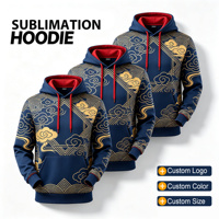 Sweat-shirt à capuche personnalisé OEM par sublimation, uniforme décontracté surdimensionné, design personnalisé, impression intégrale, sweat-shirt ample pour le travail