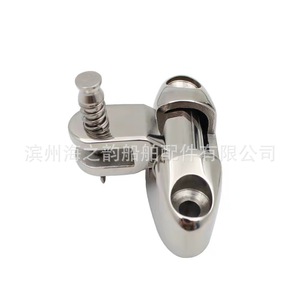 Charnière de pont de bateau en acier inoxydable avec goupille à ressort, quincaillerie marine pour réparation et remplacement - Product Image 4