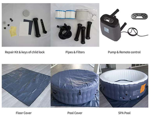 Inflatable Hottub <strong>Tubs</strong> Pool Outdoor Spa <strong>Hot</strong> <strong>Tubs</strong> Tubes Indoor Outdoors <strong>Hot</strong> <strong>Tubs</strong> Portable Outdoor for Sale 6 Person Bathtub - Product Image 4