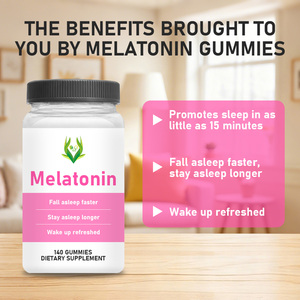 Gomitas de Melatonina con Etiqueta Personalizada ODM, Suplemento Dietético, Promueve la Calidad del Sueño y Apoya la Función del Sistema Inmunitario para Adultos - Product Image 3