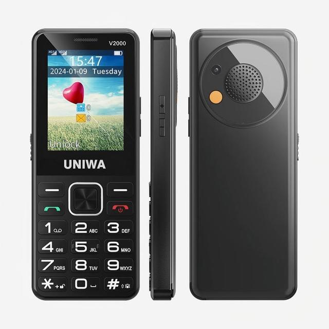 Senior Gsm Phone with Sos 2.4 Inch IPS Screen SOS Button 4G Keypad Unlocked Cell Phones Mobile Phone for Seniors