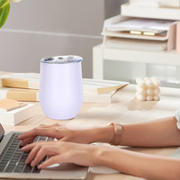 Vaso Térmico de Acero Inoxidable de Doble Capa con Impresión de Logotipo de Huevo y Vino Tinto, Aislamiento al Vacío, Capacidad de 11 oz, Diseño de Cáscara de Huevo, Vaso de Regalo
