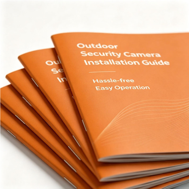 Custom User Guides Booklets Products Catalog Full Color Pamphlet Instruction Book Printing Folded Flyer Leaflet User Manual