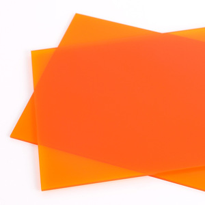 <span class=keywords><strong>Plaque</strong></span> en <span class=keywords><strong>polycarbonate</strong></span> solide transparente orange, anti-UV, haute résistance aux chocs, pour découpe CNC, directement de l'<span class=keywords><strong>usine</strong></span> - Product Image 2