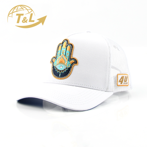 4UGEAR Gorras personalizadas al por mayor 5 paneles de malla en blanco gorras de camionero gorras Snapback para hombre 4U fábrica con logotipo personalizado fabricante - Product Image 1