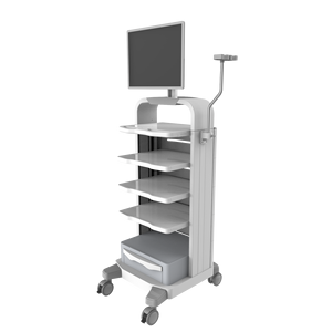 Giá CuộN Hợp Kim Nhôm Xe Đẩy Y Tế Bệnh Viện Xe Đẩy Nội Soi Với 4 Bánh Xe Đẩy Giám Sát Ngoại Cỡ - Product Image 5