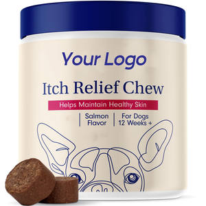 Golosinas para el Alivio de Alergias y Picazón en Perros OEM/ODM - Suplemento para la Piel y el Pelaje con Cúrcuma, Omega 3/6, <span class=keywords><strong>Miel</strong></span> - Mordiscos Suaves Naturales - Product Image 1