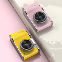 Cámara CCD Portátil Clásica de 2.4 Pulgadas con Doble Lente, Grabadora de Video HD 1080P, Mini Cámaras Digitales para Niños para Fotografía