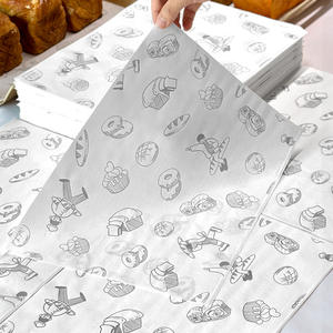 Bandeja desechable a prueba de aceite para hornear, cojín, envoltura de papel para Fideos, tostadas, pasteles y postres, embalaje para uso alimentario - Product Image 3