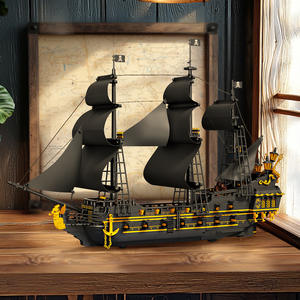 Bloques de Construcción Fangcheng FC6010, Modelo de Barco Pirata Negro, Más de 800 Piezas, para Niños de 8 a 13 Años, Juego Educativo - Product Image 2