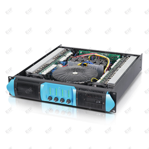 เพาเวอร์แอมป์ดิจิตอล 1200 วัตต์ 4 แชนแนล คลาส H 3U แบบ Linear  วัสดุโลหะ เป็นมิตรกับสิ่งแวดล้อม ผลิตในจีน สำหรับการแสดงบนเวที - Product Image 6