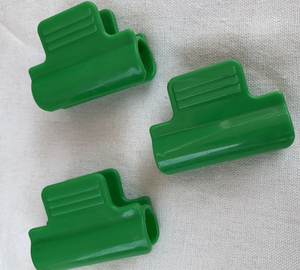 2 pinces pour tube de serre/jardin, clips pour queue, film d'ombrage, 16mm - Product Image 1