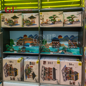 Cửa Hàng Thiết Kế Nội Thất Cửa Hàng Ý Tưởng Kệ Trưng Bày Hành Động Hình Hiển Thị Trường Hợp Treo Tường Gỗ Anime Hình Hiển Thị - Product Image 4