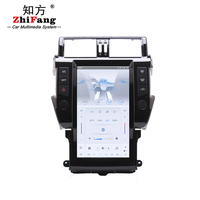 2K 16 pulgadas Android 13,0 coche Video estéreo pantalla Vertical REPRODUCTOR DE Dvd para Toyota 2018 Prado coche Multimedia navegación Gps 8/128GB