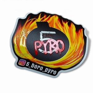 Tùy chỉnh cao cấp logo dán tại chỗ UV lớn lên chết cắt sticker tự dính không thấm nước in ấn kỹ thuật số PVC Vinyl Nhãn dán - Product Image 5