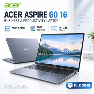 Portátil Aspire Go 16, Intel Core 5 210H, 16 GB, SSD de 1 TB, 16 Pulgadas, 2.5K, 120 Hz, IPS, Portátil Empresarial, Venta al por Mayor - Product Image 3