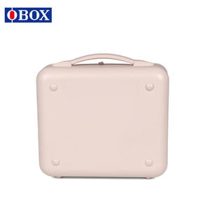 Obox Portable Makeup <b>Bag</b> <b>For</b> Women Large Capacity Multi Partition <b>Travel</b> <b>Toiletry</b> Storage Case With Soft Handle Solid Color - Product Image 4