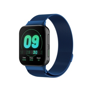 <span class=keywords><strong>Bracelet</strong></span> de remplacement en métal pour <span class=keywords><strong>montre</strong></span> <span class=keywords><strong>OPPO</strong></span> 41mm <span class=keywords><strong>46mm</strong></span> <span class=keywords><strong>Bracelet</strong></span> de <span class=keywords><strong>montre</strong></span> magnétique milanais en acier inoxydable - Product Image 2