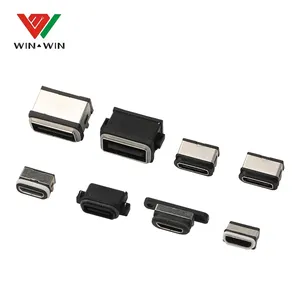 Tipo C Verticale filo Connettore USB impermeabile