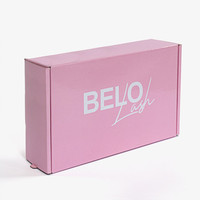 Caja de Cartón Corrugado para Envíos de Cosméticos, Color Negro, Azul y Amarillo, con Logotipo Personalizado, de Alta Calidad, Fabricada en China