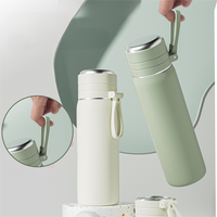 Bouteille isotherme classique en acier inoxydable 304 de grande taille, isolation thermique de 6 à 12 heures, portable pour le voyage, café et thé