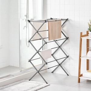 3 Tier Clothes Airer 7.5m <strong>Drying</strong> <strong>Rack</strong> Extendable Compact <strong>Laundry</strong> Indoor Outdoor - Product Image 5