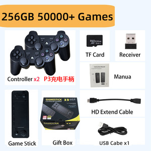 Console de <span class=keywords><strong>Jeu</strong></span> TV X9 Prix Usine Sortie 4K Ultra HD Plus de 30000 Jeux Manette Arcade Rétro Sans Fil Prise en Charge Extension 256 Go OEM - Product Image 6
