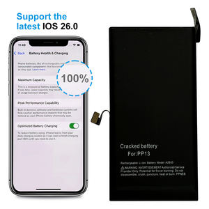 <span class=keywords><strong>แบ</strong></span><span class=keywords><strong>ต</strong></span>เตอรี่สุขภาพ100% คุณภาพสูงสำหรับ <span class=keywords><strong>iPhone</strong></span> 13การเปลี่ยน<span class=keywords><strong>แบ</strong></span><span class=keywords><strong>ต</strong></span>เตอรี่ของแท้ไม่มีการเชื่อมแบบไม่มีป๊อปอัพแก้ชิ้นส่วนที่ไม่รู้จัก - Product Image 1