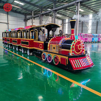 Train électrique touristique sans rails LIMEIQI, personnalisé pour les parcs d'attractions, à vendre