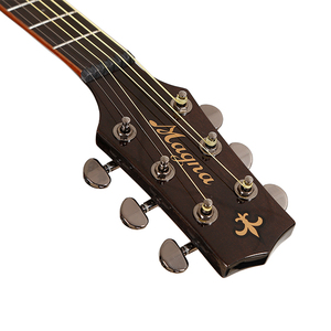 <span class=keywords><strong>Guitarra</strong></span> acústica Black Beauty Mollo BK con tapa de abeto y diapasón de madera de laurel-Alta calidad - Product Image 2