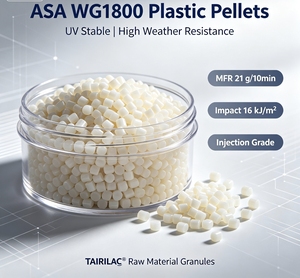 Gránulos de Material ASA WG1800, Buena Resistencia a Impactos, Resistentes a los Rayos UV, Gránulos de Plástico ASA para Piezas de Extrusión en la Construcción - Product Image 1