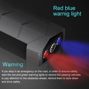 Démarreur de voiture portable haute puissance 12V 3000A courant de pointe <span class=keywords><strong>10000mAh</strong></span>, chargeur d'urgence, lumière LED, lumière SOS, marteau de sécurité, rapide - Product Image 4